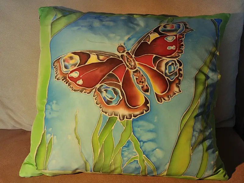 Beautiful pillows with paintings will become a worthy decoration of the interior