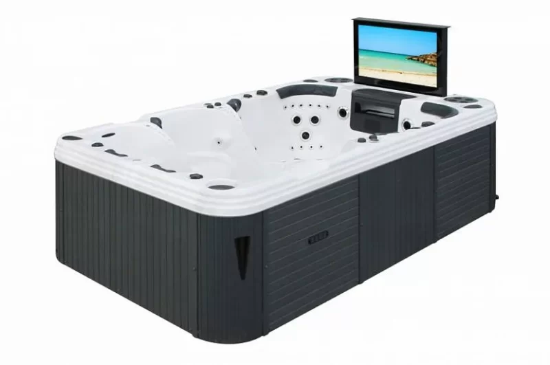 Above-ground hot tub landscape ideas