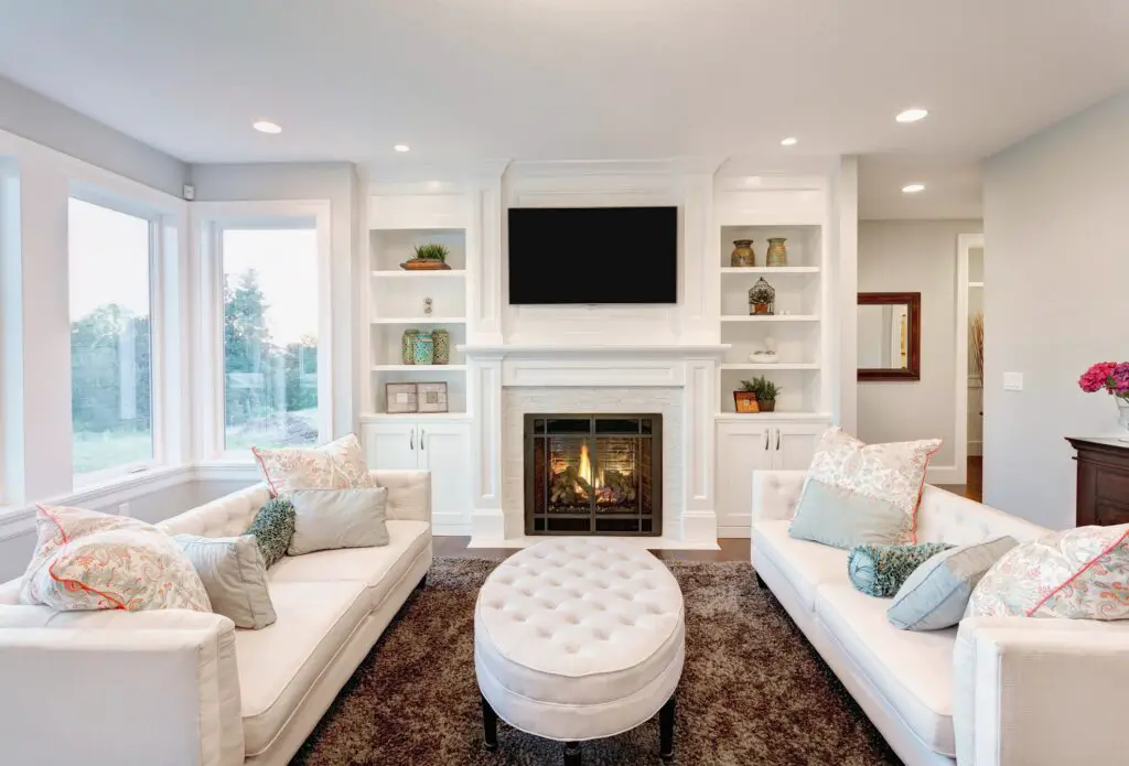 Ideas of White Living Rooms in a Modern Style