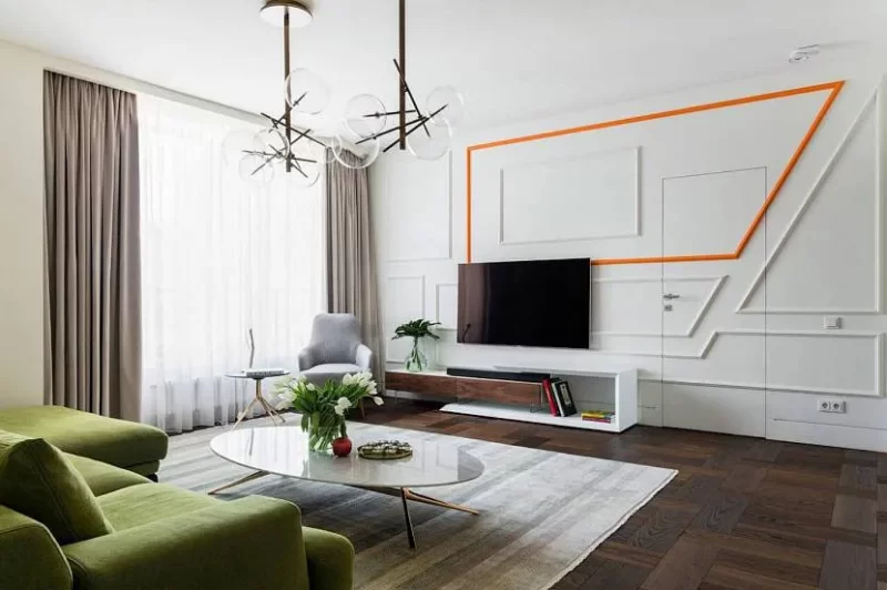 Ideas of White Living Rooms in a Modern Style