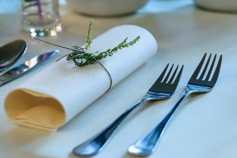Etiquette is a wonderful Napkin and how to use it