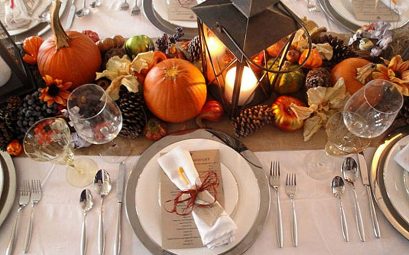 12 Ideas of Modern Table Setting for Thanksgiving