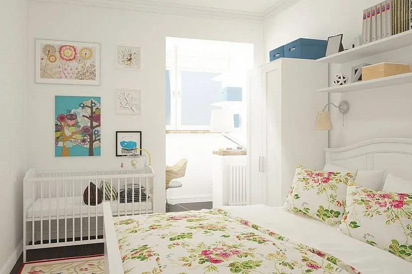 Parents' bedroom with baby's best ideas