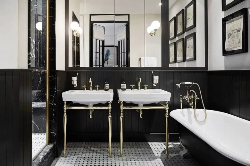 15 Best Reviews of Black and White Bathrooms