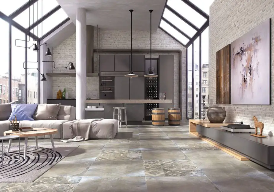 Floor tile ideas for the living room