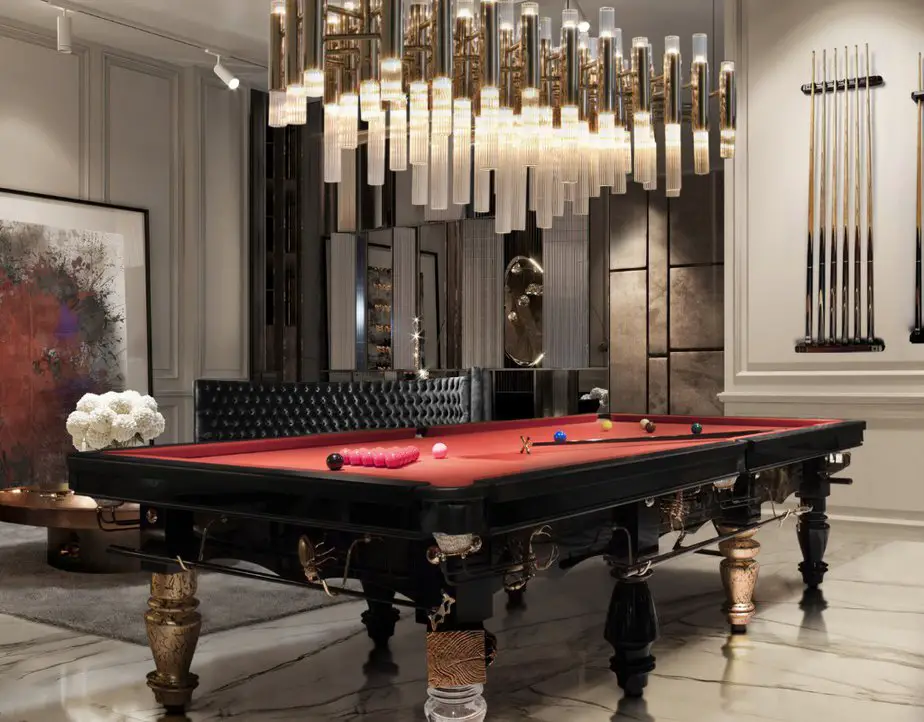 Billiard room in a private house: design ideas