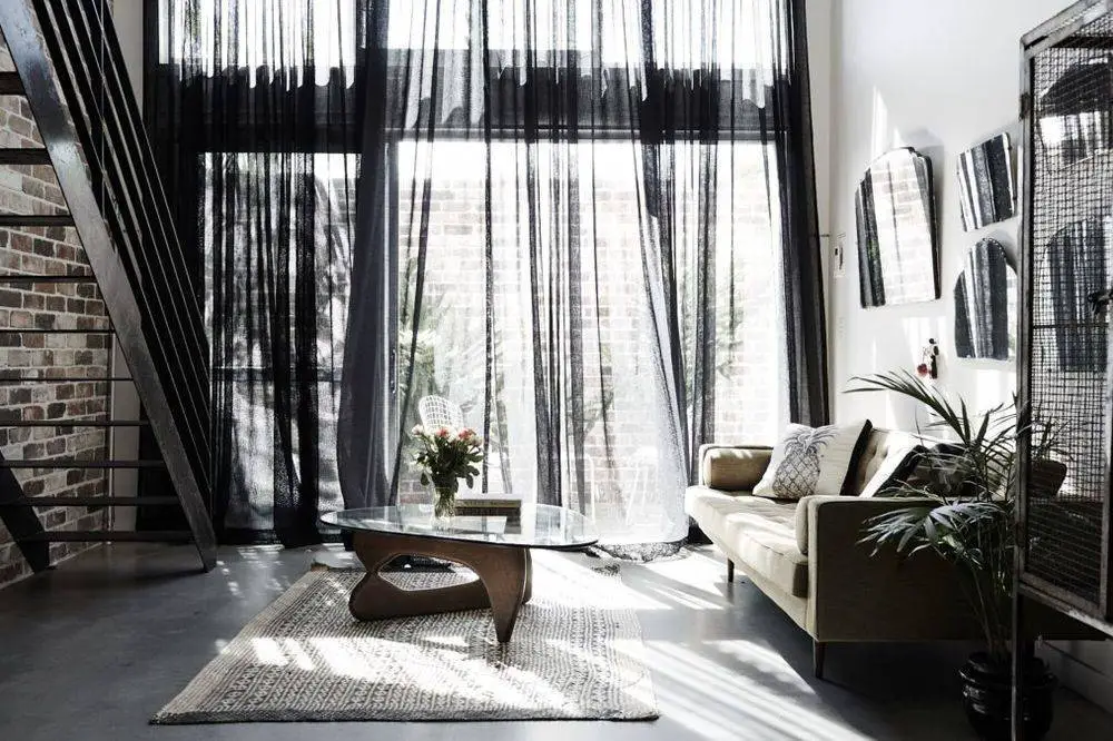 20 Modern curtains for loft-style rooms