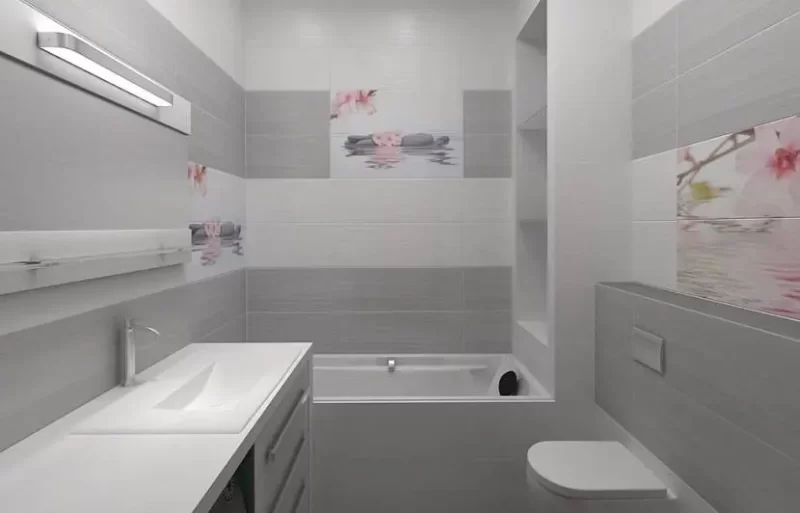 Minimalist bathroom: simple but cozy