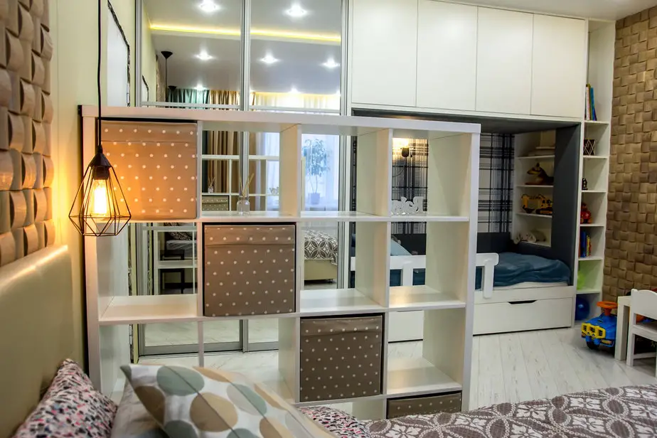 Cabinet design as a room divider