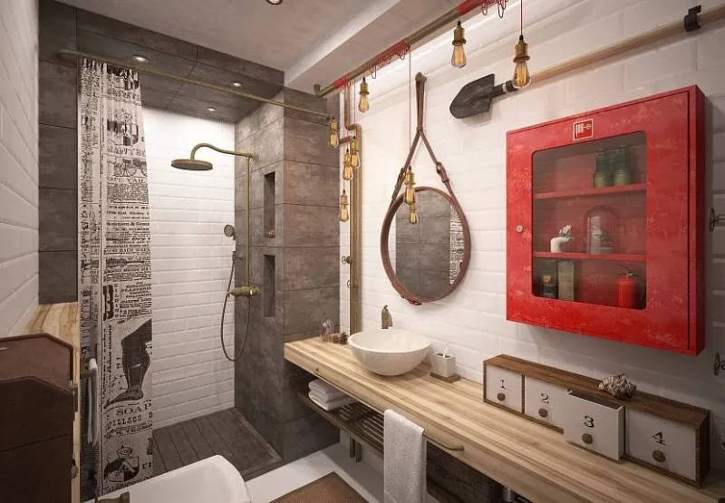 Best Elegance: Loft-style Bathroom Design Ideas