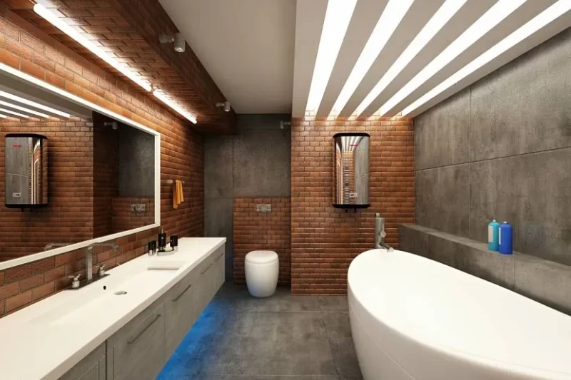 Best Elegance: Loft-style Bathroom Design Ideas