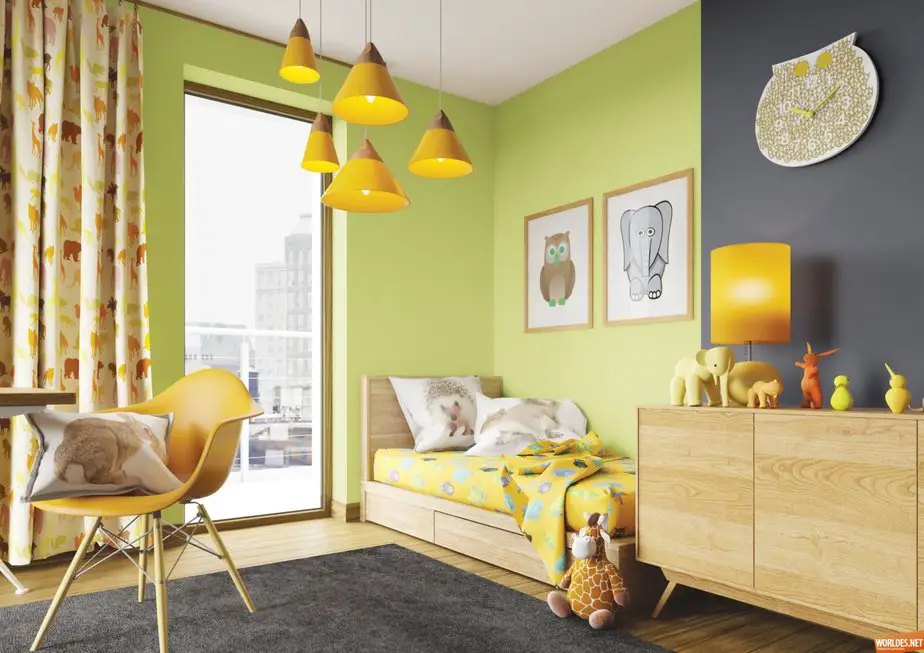 Top children’s rooms and their color scheme