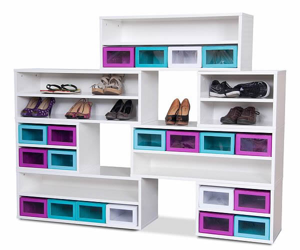 Unusual ideas of shoe cabinets in the hallway