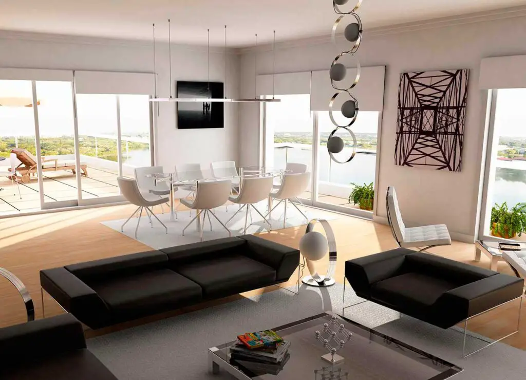 High-tech living room: Welcome to the Future